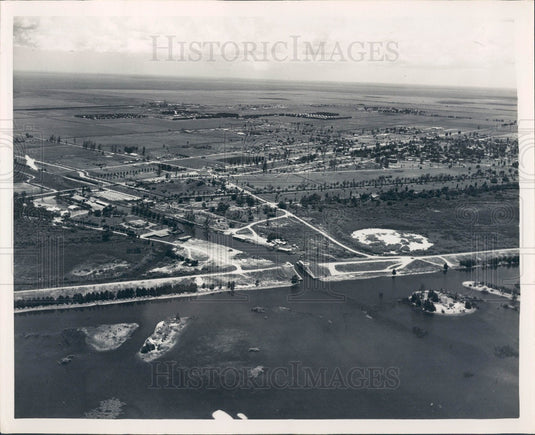 Undated Clewiston, Florida US Sugar Corp Aerial View Press Photo - Historic Images