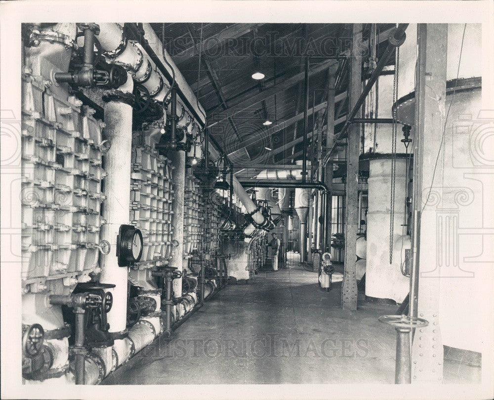 Undated Clewiston, Florida US Sugar Corp Plant Juice Heaters Press Photo - Historic Images