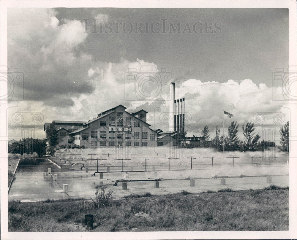 Undated Clewiston, Florida US Sugar Corp Sugar House Press Photo - Historic Images