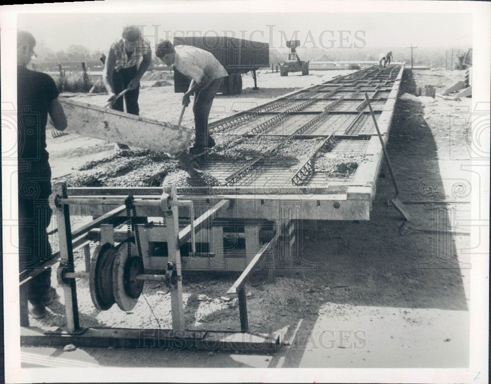 1970 St. Petersburg US Filigree of Florida Precast Cement Floors Press Photo - Historic Images