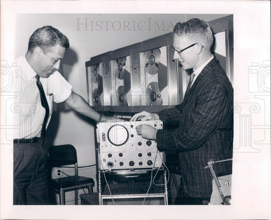 1963 Univ of Florida Gainesville Computer Laboratory Press Photo - Historic Images