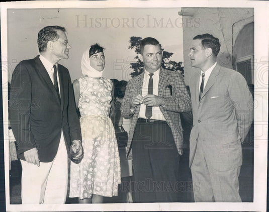 1964 Atlantic City NJ Natl Democratic Convention Reception Press Photo - Historic Images