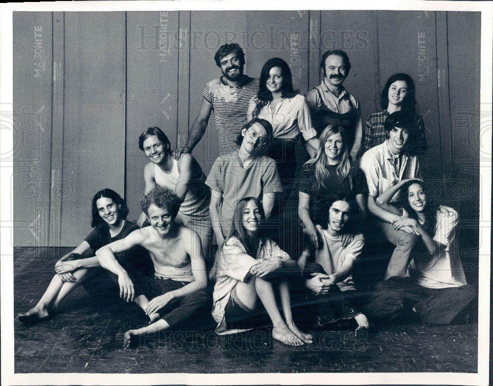 1969 Illinois Kingston Mines Theater Co Cast of The Serpent Press Photo - Historic Images