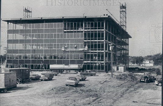 1971 Glenview, Illinois Kraftco Corp Headquarters Construction Press Photo - Historic Images