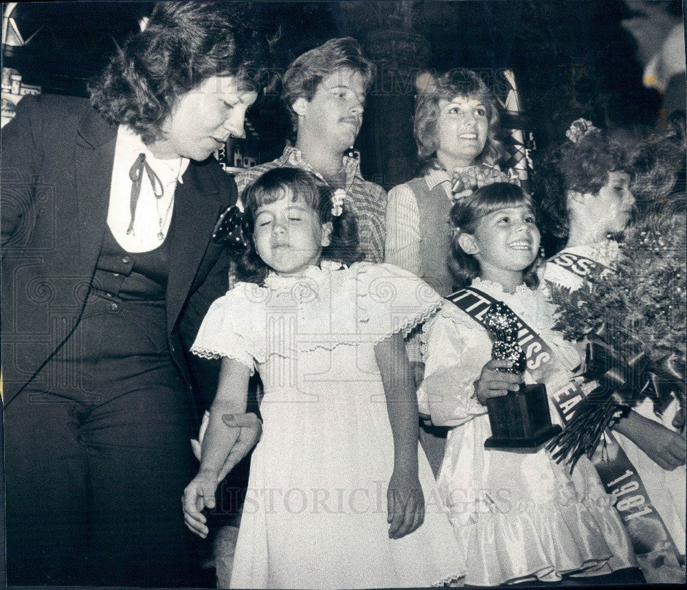 1981 Chicago, Illinois Kiwanis Little Miss Peanut Mika Jones Press Photo - Historic Images