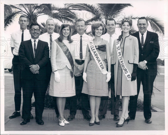 1966 Largo, Florida Tri-City Plaza Shopping Center Opening Press Photo - Historic Images