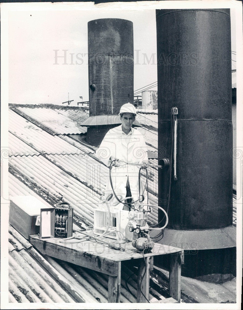 1967 Bradenton, Florida Tropicana Air Pollution Control Equipment Press Photo - Historic Images