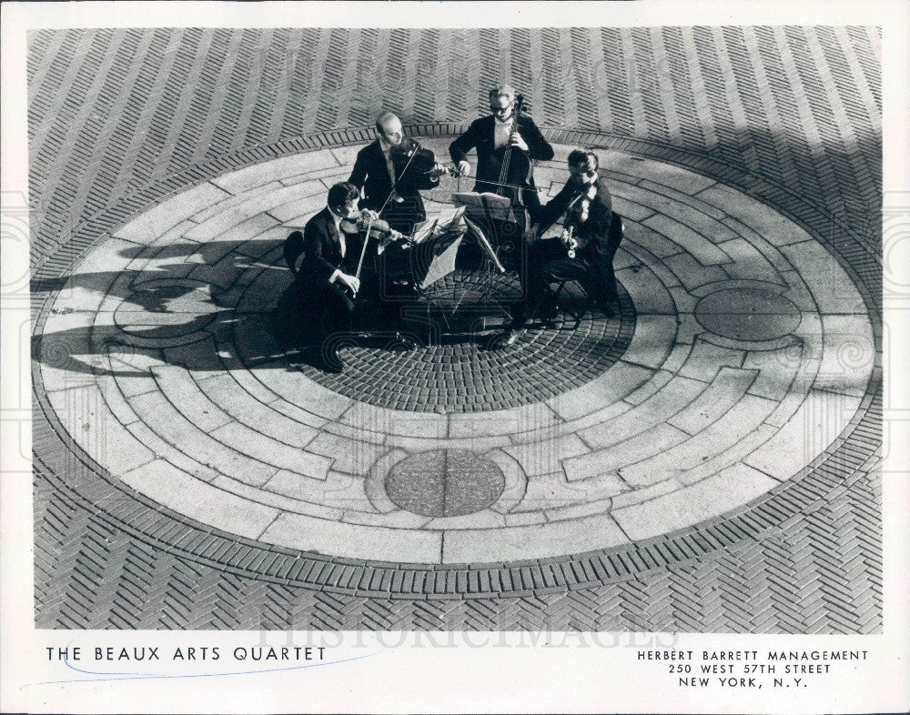 1968 Music Group The Beaux Arts Quartet Press Photo - Historic Images