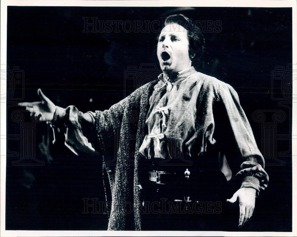 1984 Opera Singer Lando Bartolini Press Photo - Historic Images