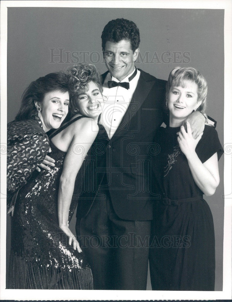 1988 Hollywood Actors Ed Marinaro/Eileen Davidson/Nancy Frangione Press Photo - Historic Images