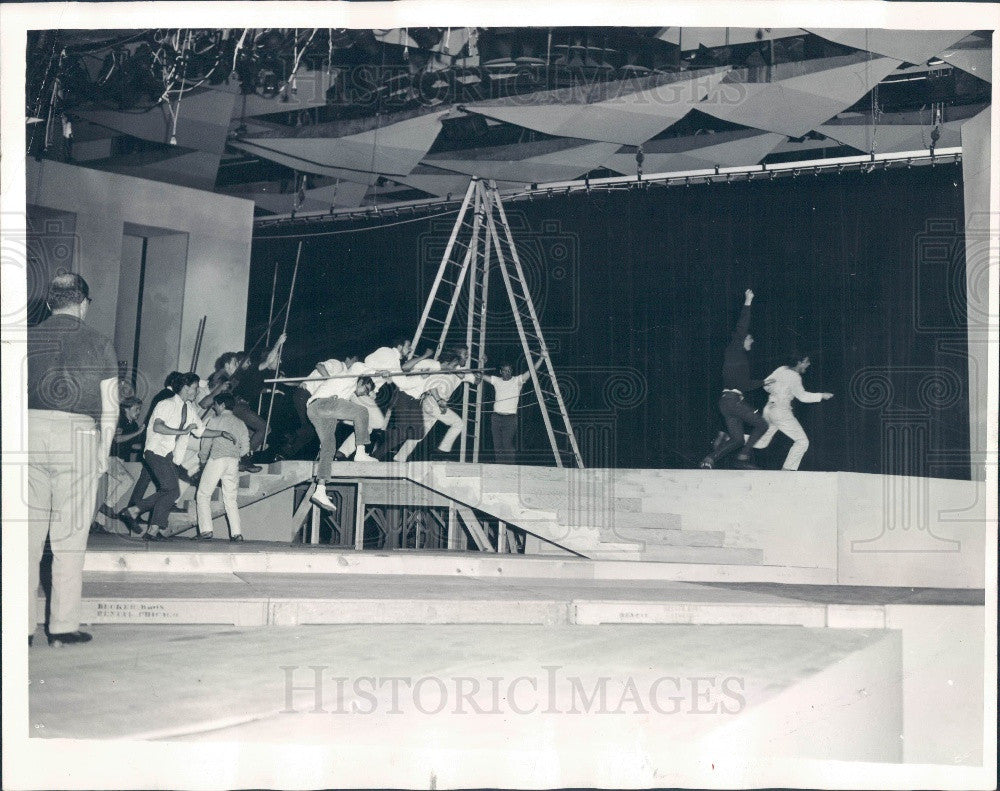 1964 Chicago, IL Ravinia Park Pavilion Northwestern Univ Students Press Photo - Historic Images