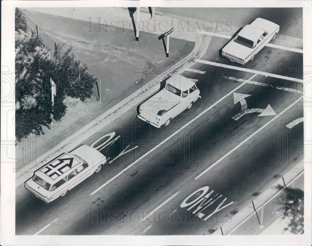 1964 American Oil Company Traffic Safety Film Press Photo - Historic Images