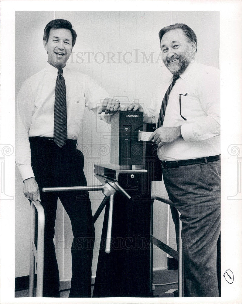 1988 Largo, Florida Lasergate Stadium Ticket Scanning System Press Photo - Historic Images