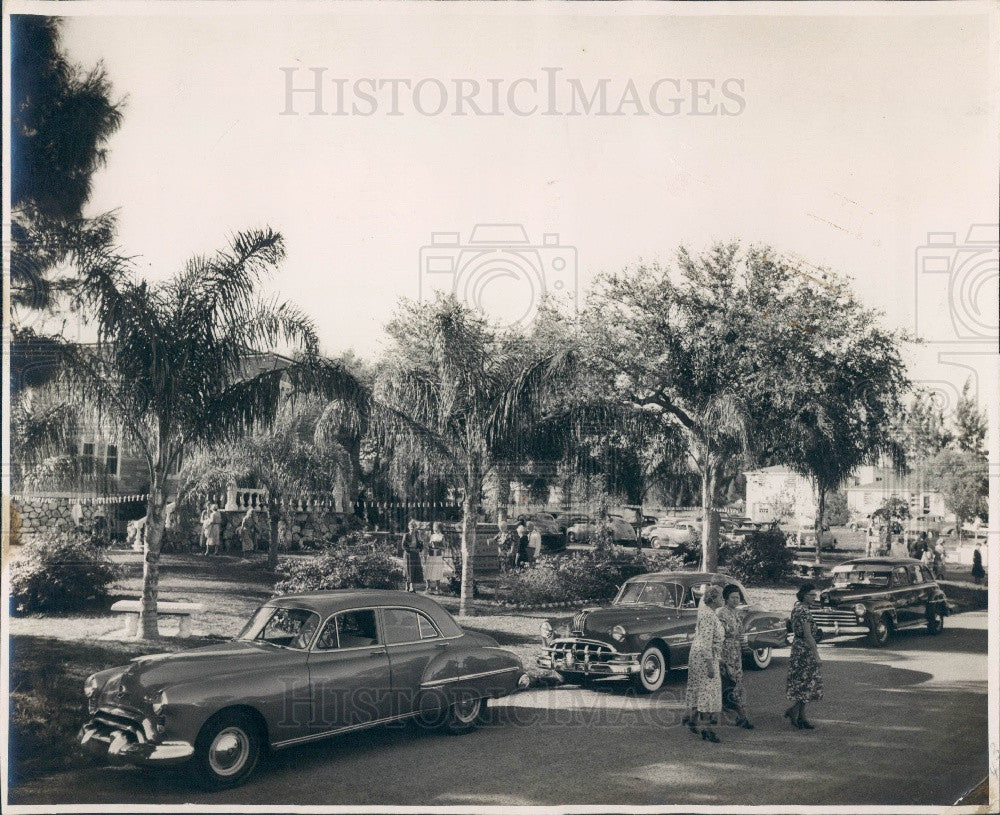 1950 St. Petersburg Florida Lake Vista Chimes Sanctuary Press Photo - Historic Images