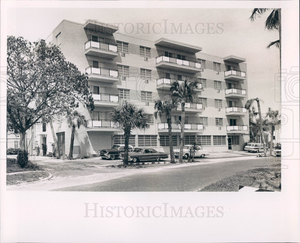 1963 St. Petersburg Florida Lakeview House Retirement Hotel Press Photo - Historic Images