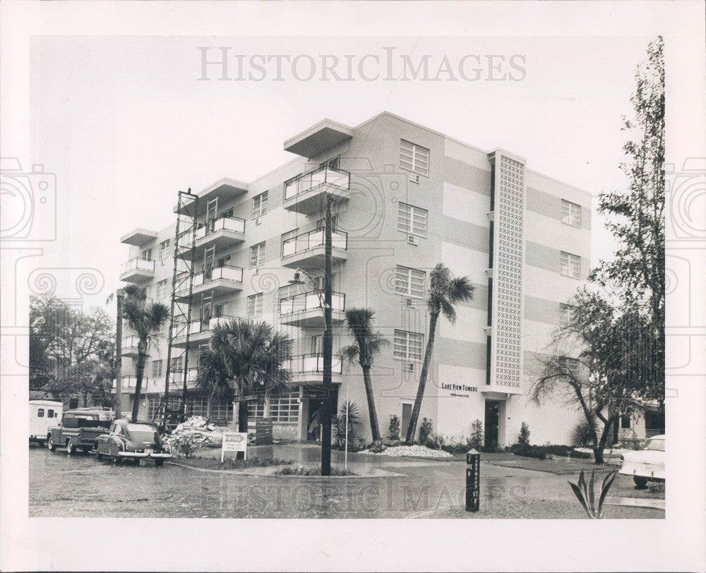 1963 St. Petersburg Florida Lakeview House Retirement Hotel Press Photo - Historic Images