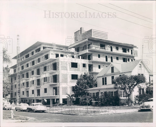 1957 Florida Lake Palms Cooperative Art Building Construction Press Photo - Historic Images