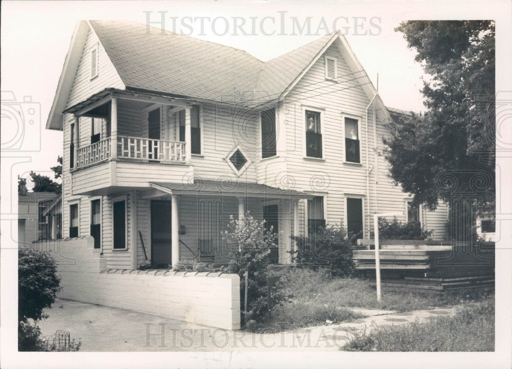 1956 St. Petersburg Florida Lake Palms Apartments Press Photo - Historic Images