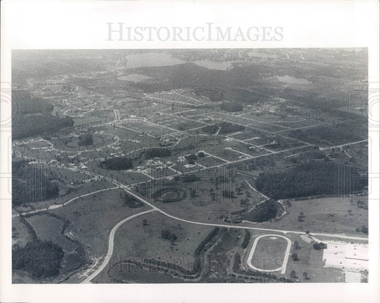 1983 St. Petersburg Florida Lake Padgett Estates East Aerial View Press Photo - Historic Images