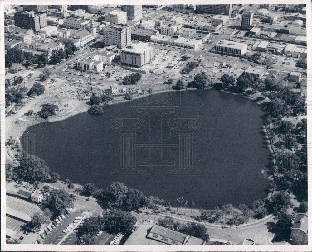 1970 St. Petersburg Florida Mirror Lake Aerial View Press Photo - Historic Images