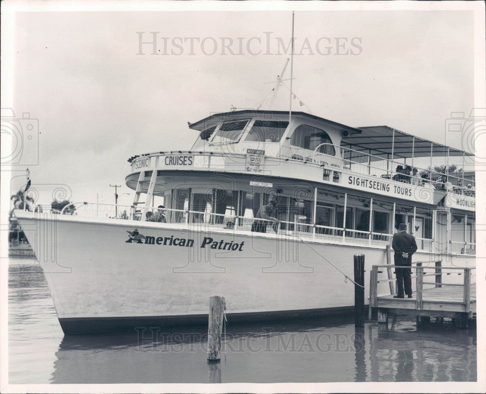 Undated Florida American Patriot Sightseeing Boat Press Photo - Historic Images