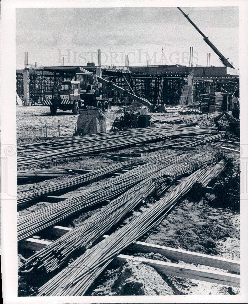 1979 St. Petersburg Florida Burdines Construction Crossroads Mall Press Photo - Historic Images