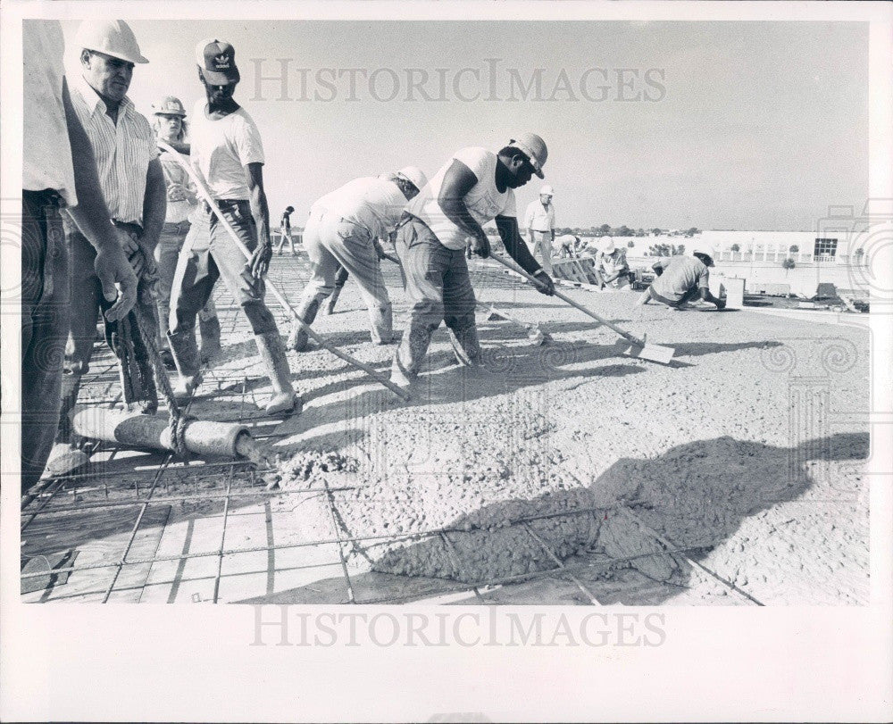 1979 St. Petersburg Florida Burdines Construction Crossroads Mall Press Photo - Historic Images