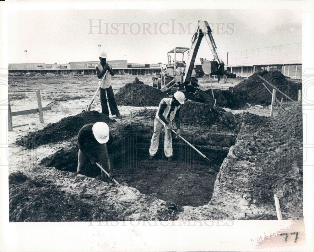 1979 St. Petersburg Florida Burdines Construction Crossroads Mall Press Photo - Historic Images