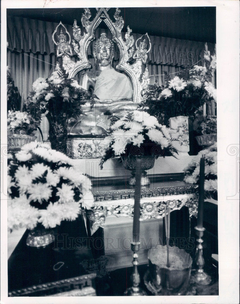 1983 Buddhist Altar Press Photo - Historic Images