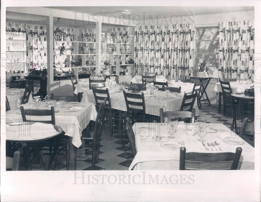 1957 Largo, Florida Louise McMullen's Country Inn & Gift Shop Press Photo - Historic Images