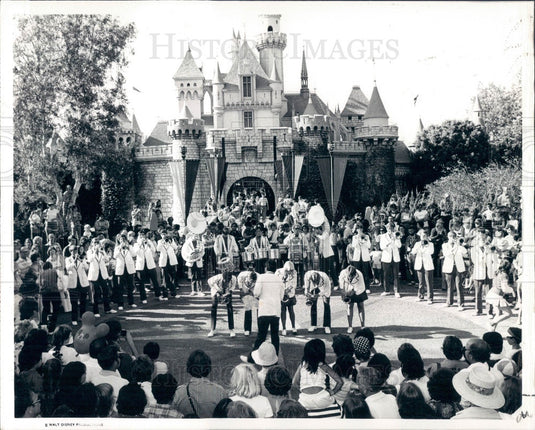 1978 Orlando FL Walt Disney World All-American College Marching Band Press Photo - Historic Images