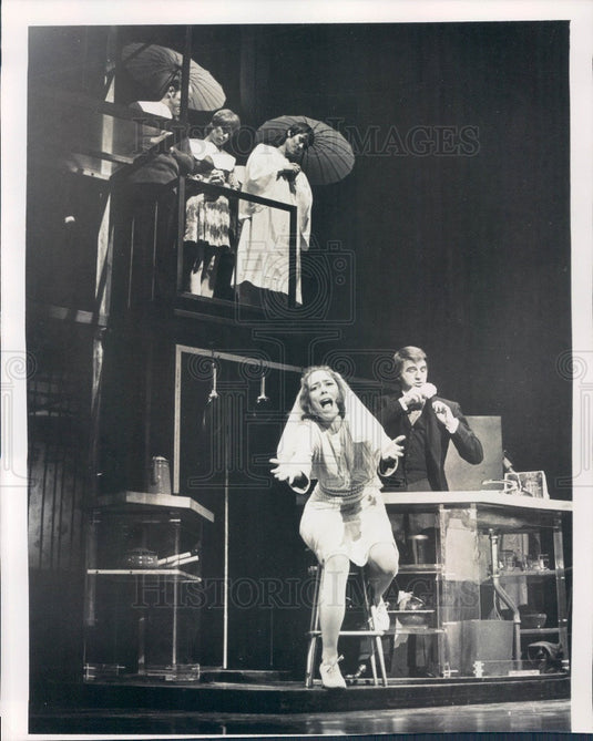1972 Scene from the Musical Company Starring George Chakiris Press Photo - Historic Images