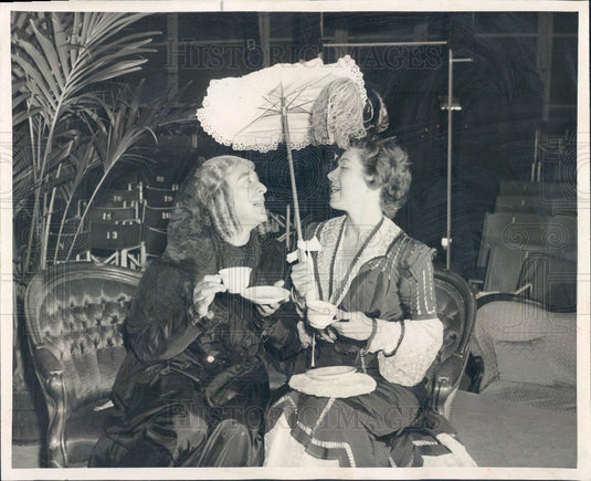 1960 Actors Louis Nye & Jeannette Leahy in Charley's Aunt Press Photo - Historic Images