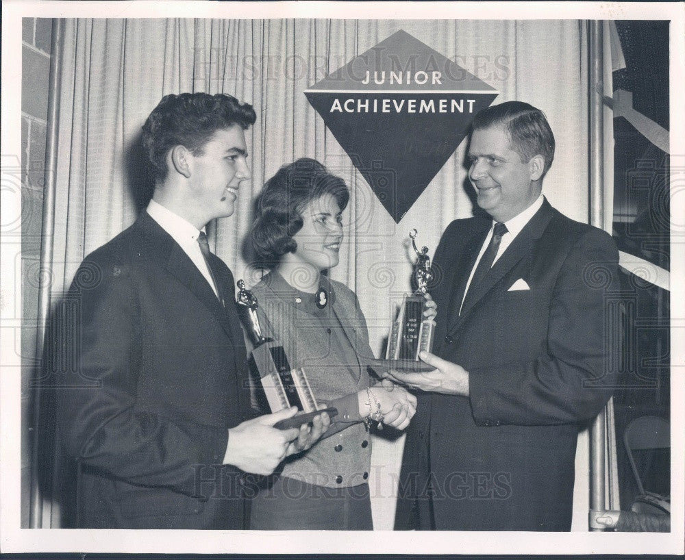 1962 Chicago, Illinois Junior Achievement Award Winners Press Photo - Historic Images