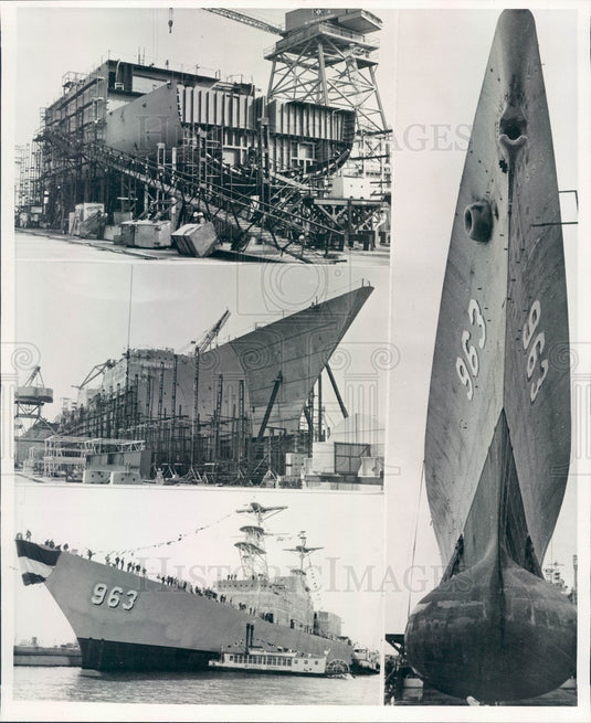 1975 US Navy Destroyer USS Spruance Press Photo - Historic Images