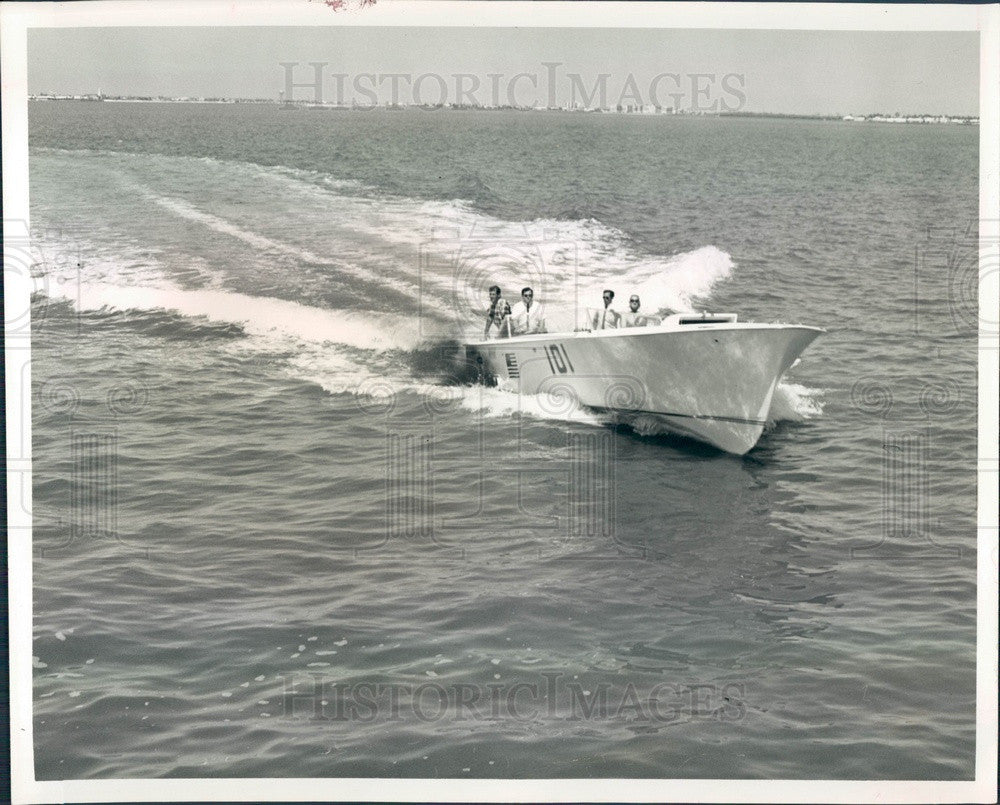 1965 St. Petersburg Florida Pearson Powerboat Sea Deuce Press Photo - Historic Images