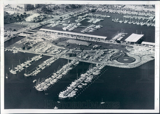 1977 St. Petersburg Florida Boat Show Aerial View Press Photo - Historic Images