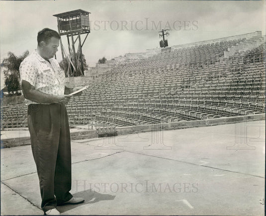 Undated Ruskin, Florida Suncoast Amphitheater & Wendell Smith Press Photo - Historic Images