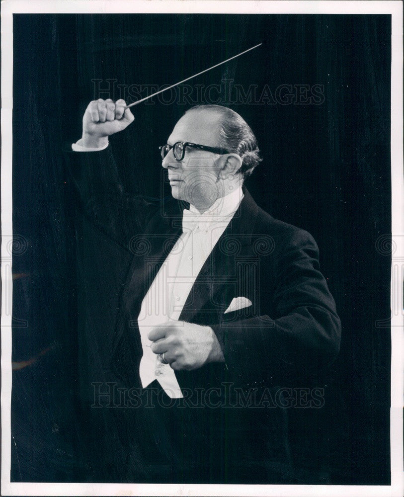 1961 Symphony Conductor Rich Press Photo - Historic Images