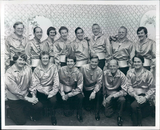 1976 Bradenton FL Hernando de Soto Historical Society Conquistadores Press Photo - Historic Images