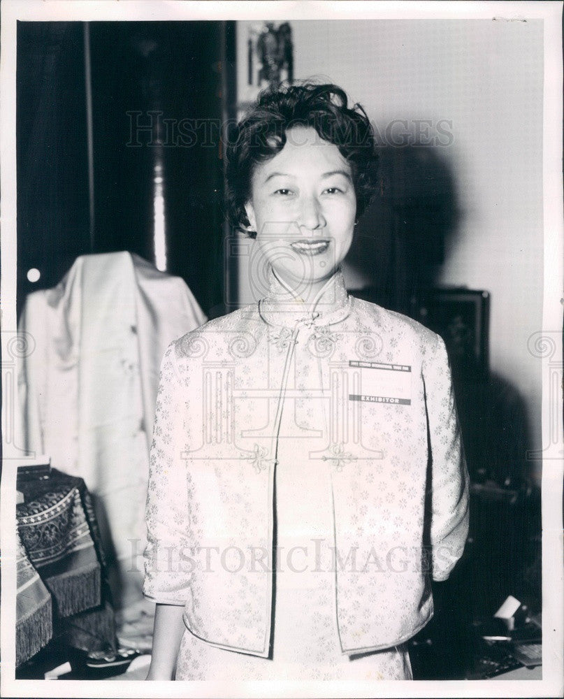 1961 Chicago, Illinois International Trade Fair Exhibitor Press Photo - Historic Images