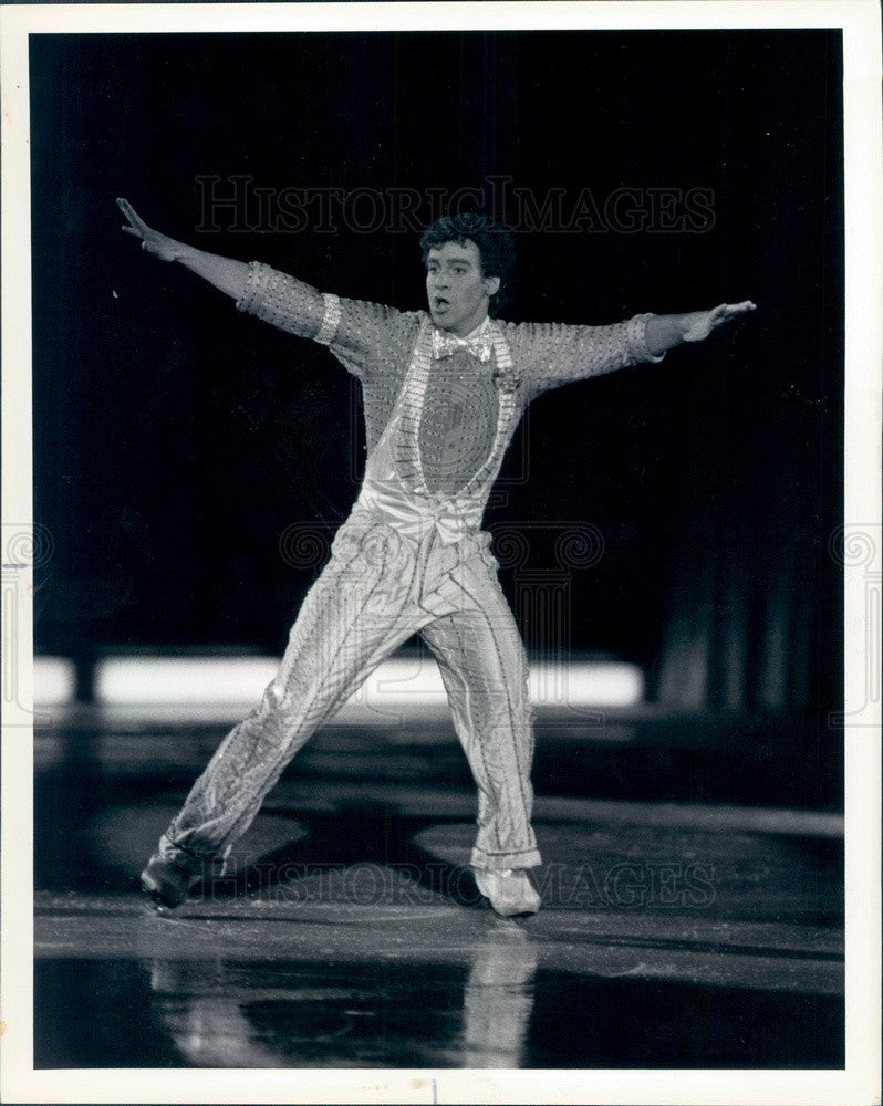 1984 Walt Disney World on Ice Star Jimmy Santee Press Photo - Historic Images