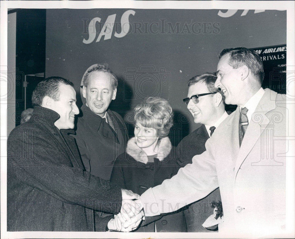 1966 Chicago, IL International Film Festival Norwegian Delegation Press Photo - Historic Images