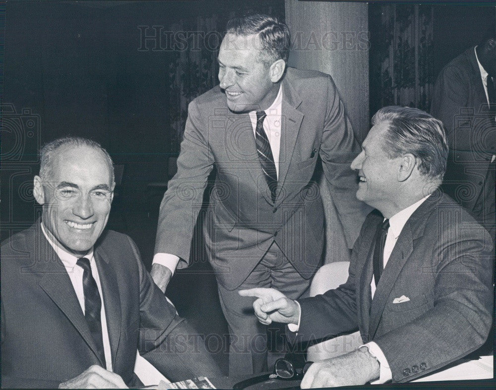 1963 NY Gov Nelson Rockefeller/CO Gov John Love/WY Gov Cliff Hansen Press Photo - Historic Images