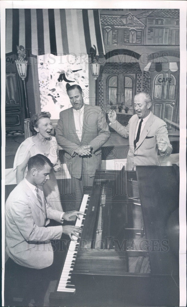 1958 French Consul Baron Louis de Cabrol/Denver CO Alliance Francais Press Photo - Historic Images