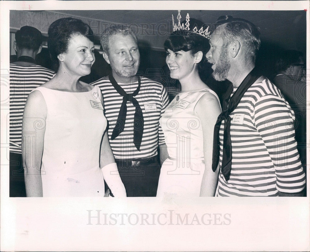 1965 Sarasota, Florida King Neptune Association Members Press Photo - Historic Images