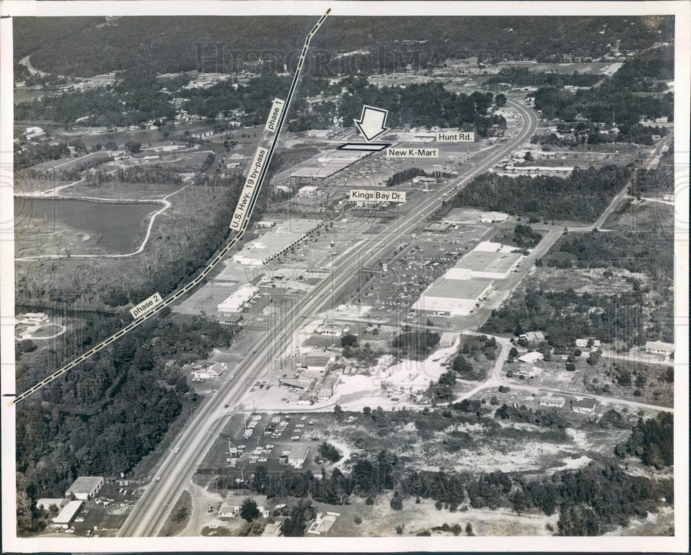 1980 Crystal River, Florida Kings Bay Plaza Development Site Press Photo - Historic Images