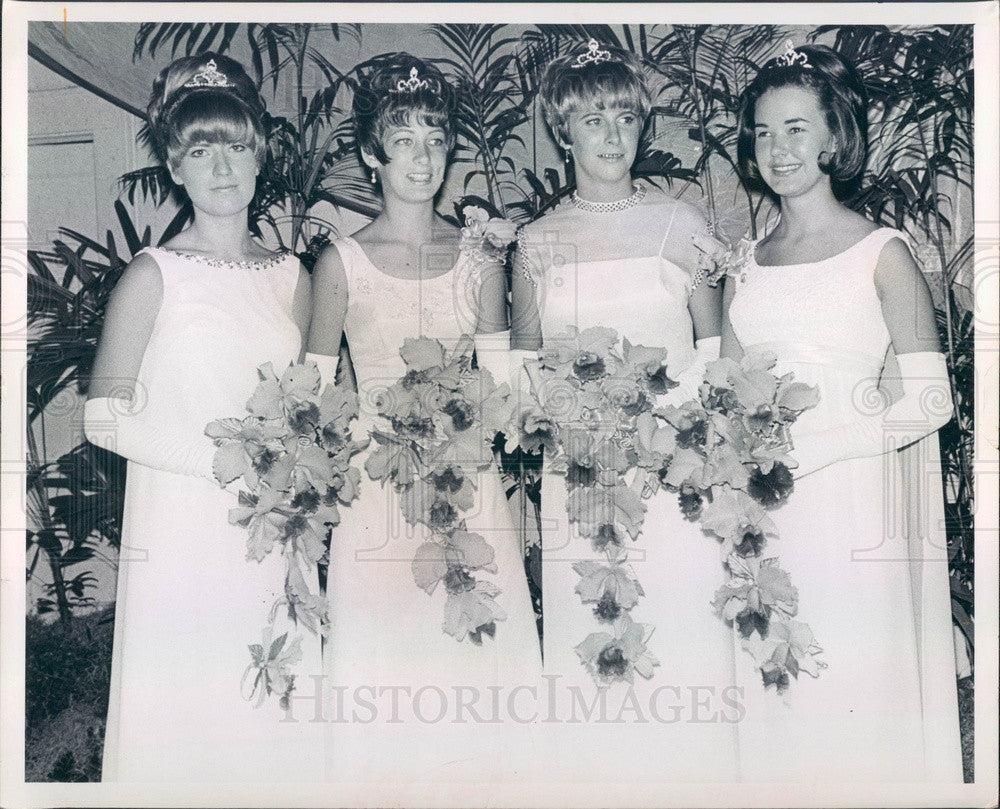 1967 Sarasota, Florida King Neptune Frolics Princesses Press Photo - Historic Images