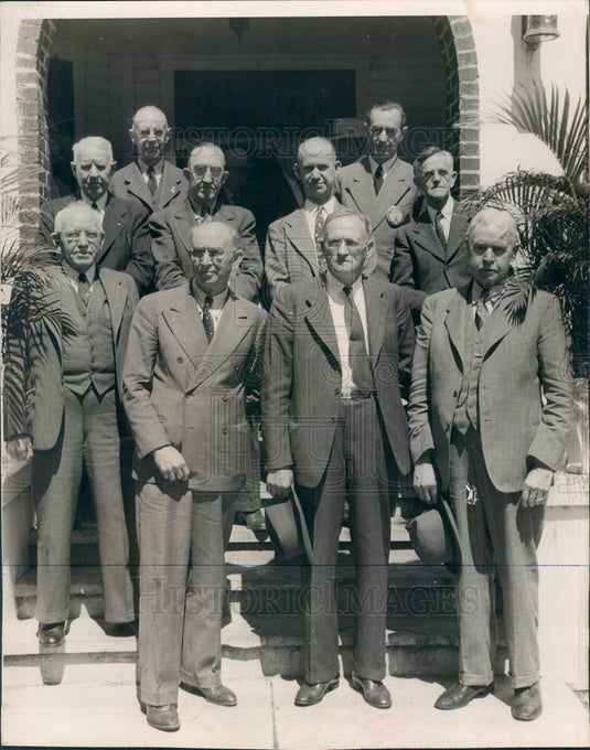 1944 Florida Kiwanis Club Charter Members Press Photo - Historic Images