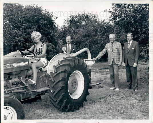 1971 Largo, Florida Lakeview Condo Groundbreaking Press Photo - Historic Images